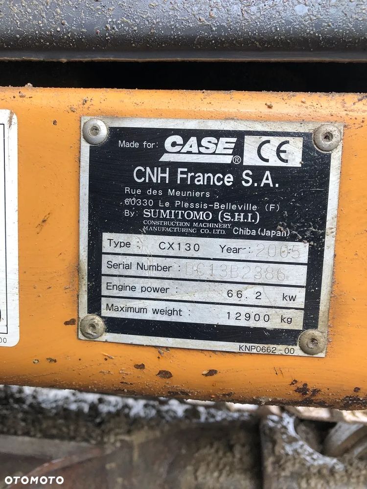 Case CX130 - 17