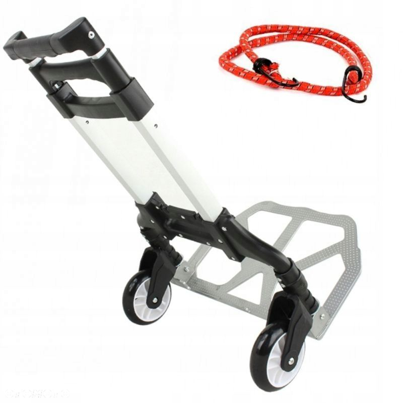 KRAFTDELE WÓZEK TRANSPORTOWY SKŁADANY ALUMINIOWY UDŹWIG DO 80KG KD3015 - 2