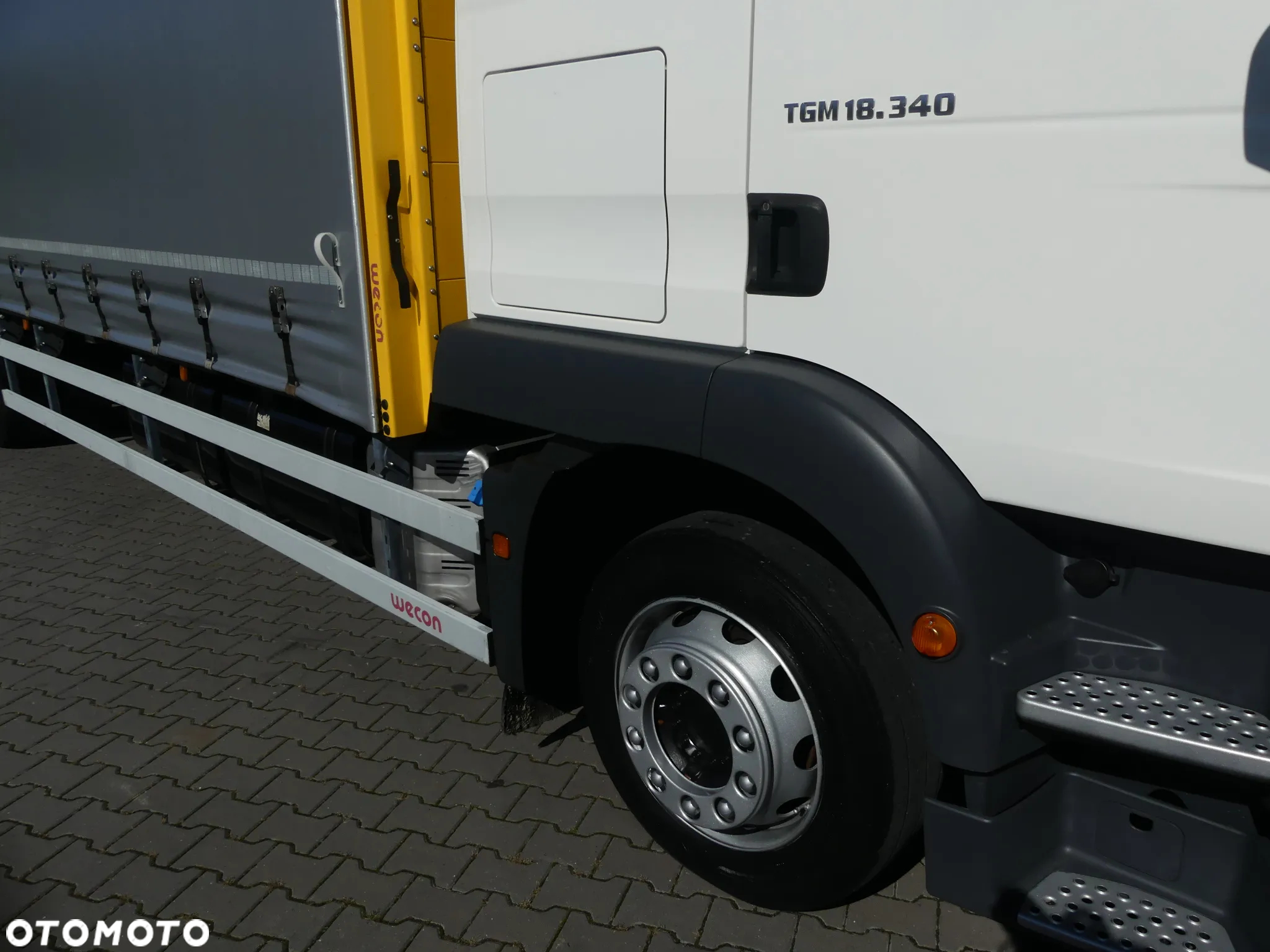 MAN TGM 18.340 / FIRANKA + WINDA / ZESTAW 38 EURO PALET / - 12