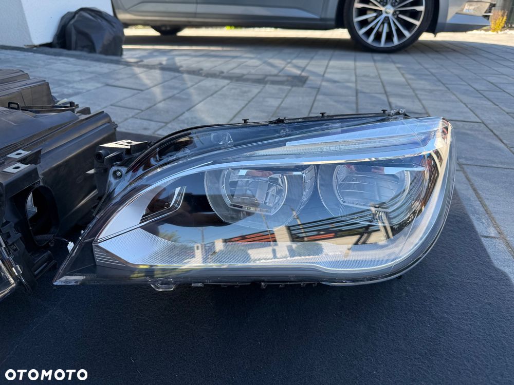 BMW oryginał seria 7 F01 F02 Adaptive Led lampa lampy reflektor przód komplet lewa prawa - 2