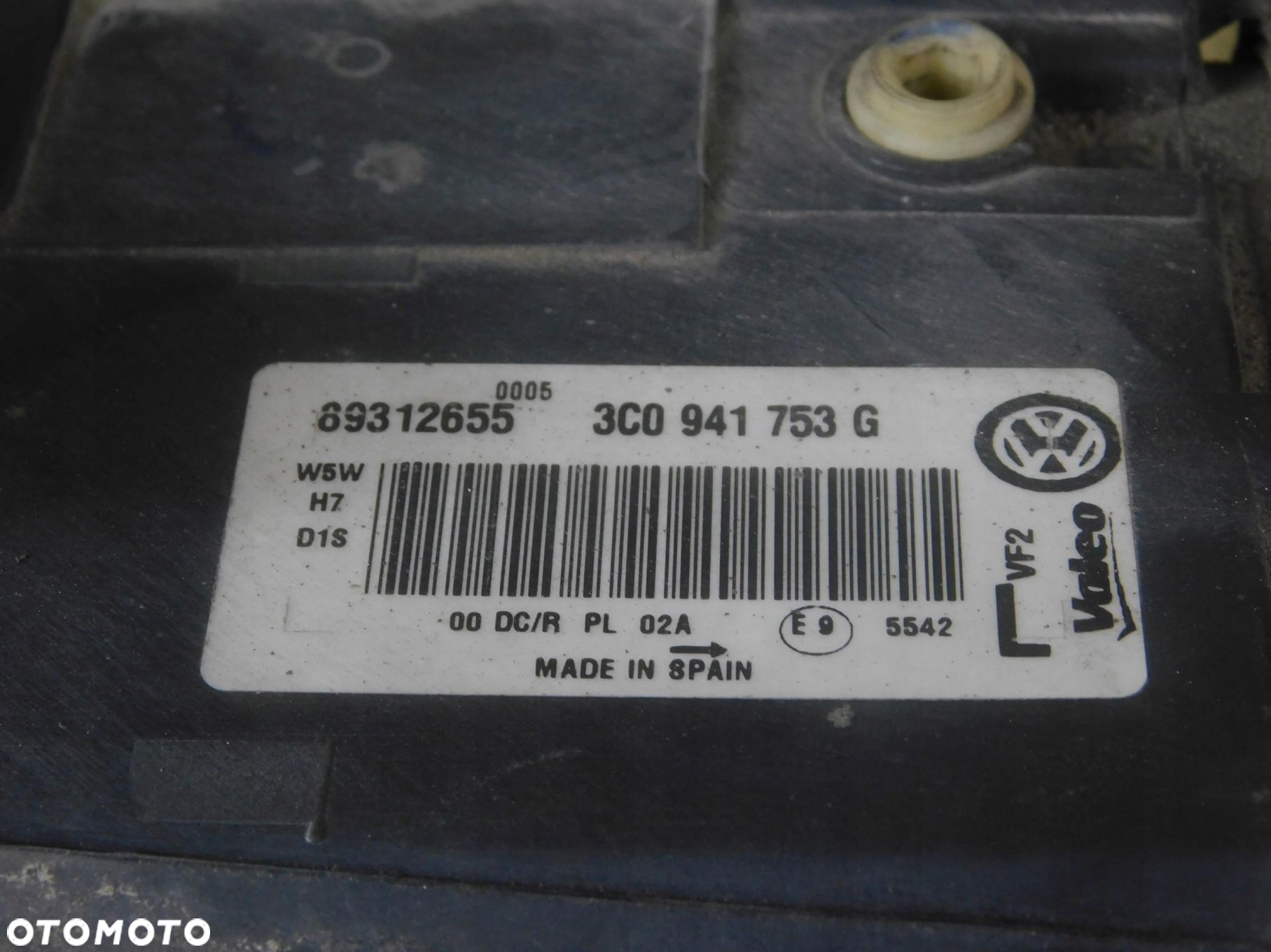 3C0941754G 3C0941753G Lampa Lampy Przód Xenon Bi Xenon Vw Passat B6 - 7