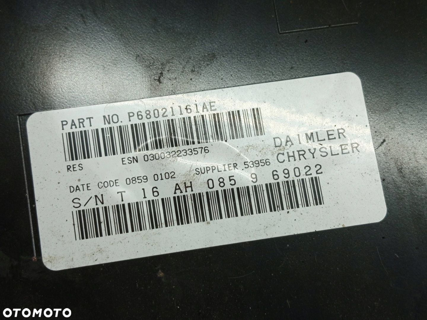 RADIO RADIOTWARZACZ AUX CD DODGE CHALLENGER 08-14 68021161AE - 6