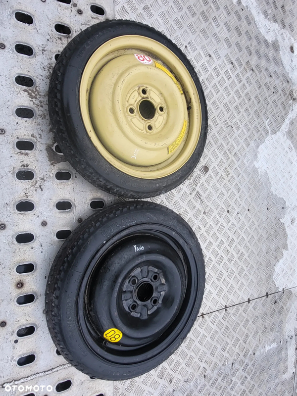 KOŁO DOJAZOWE TOYOTA YARIS HONDA JAZZ 4X100 ET45