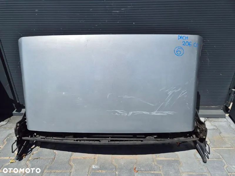 PEUGEOT 206 CC ZDERZAK / KLAPA / DRZWI / DACH SREBRNY - 22