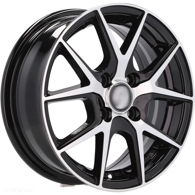 4x Felgi 14 4x100 m.in. do RENAULT Clio TOYOTA Yaris KIA RIO OPEL Adam SKODA Citigo - B1795 - 6