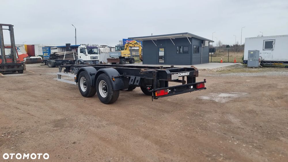 Sommer 11.500zł netto TANDEM BDF GÓRNY ZACZEP 22.5 OPONY HAMULCE TARCZOWE ALUFELGI DMC 12.000KGST.BDB MOŻLIWOŚĆ TRANSPORTU - 2