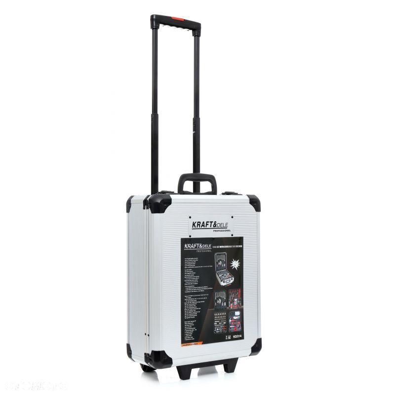 KRAFTDELE KLUCZE ZESTAW 188 ELEMENTÓW ALUMINIOWA WALIZKA KD314 - 11