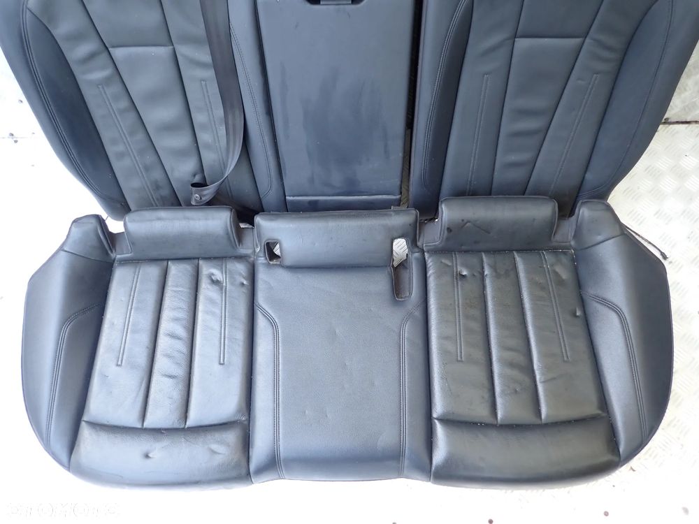 FOTEL PRZEDNI PRAWY / LEWY AUDI A4 B9 SKÓRA  ORAZ KANAPA TYLNIA KOMPLET - 14