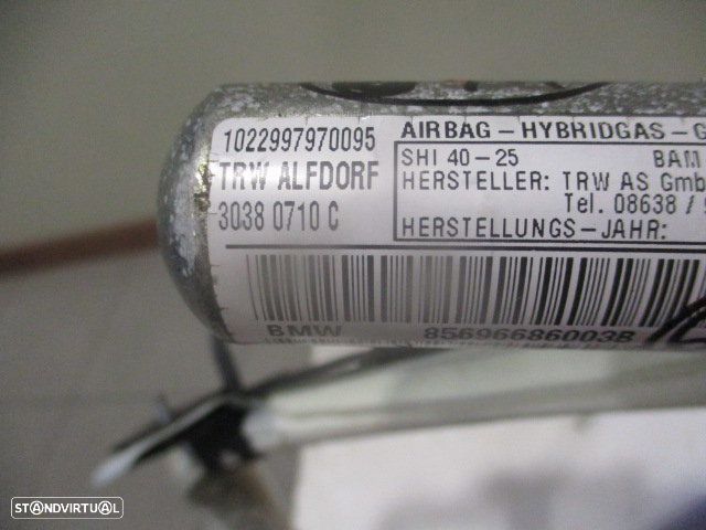 Airbag Cortina 85696686003B 30380710C BMW SERIE 3 TOURING E91 FASE 1 2006 2.0D 318 122CV 5P AZUL DRT - 4