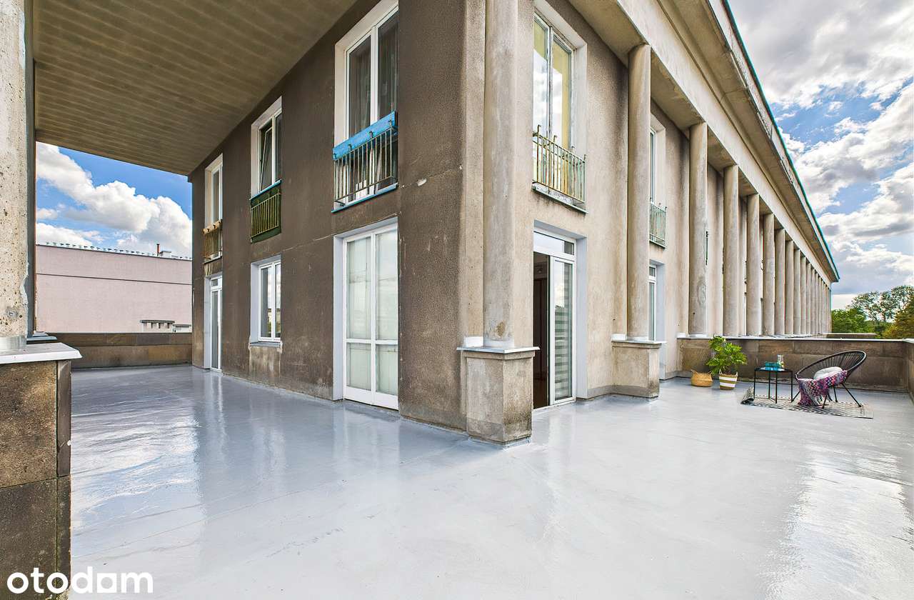 PRAGA Plac Hallera | 2 pokoje + kuchnia | Taras 75m2