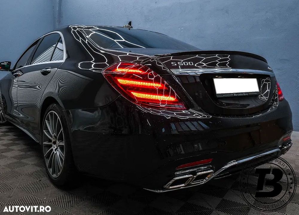 Pachet Exterior compatibil cu Mercedes S Class W222 S63 Design - 19