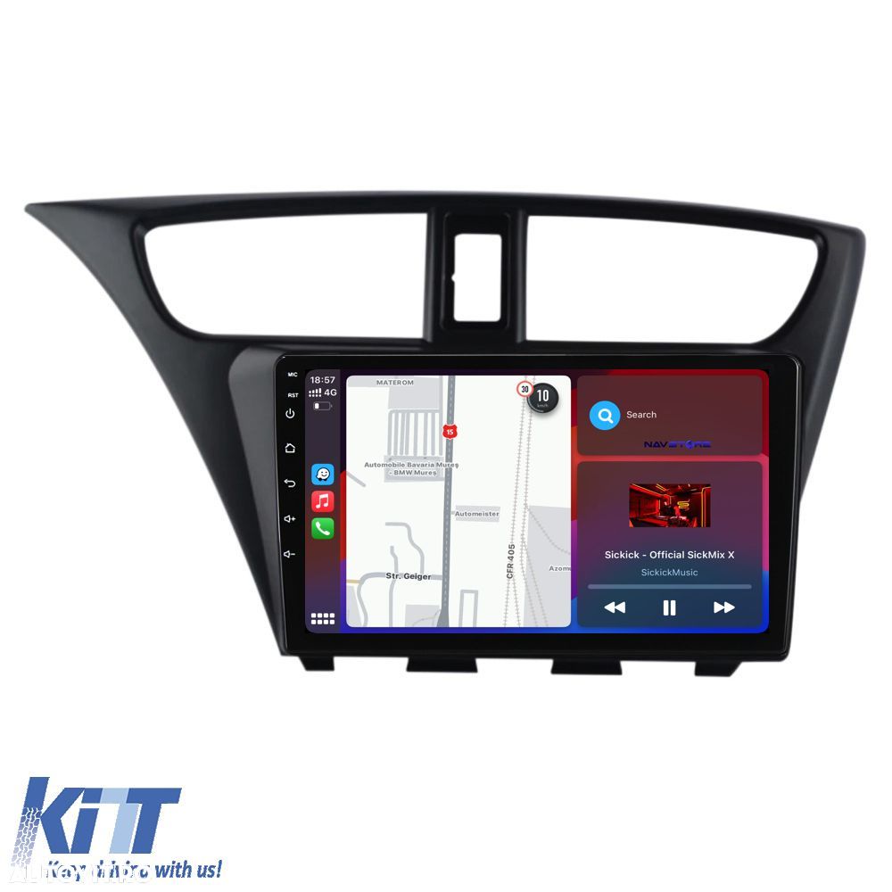 Navigatie Dedicata Honda Civic IX Hachback (2011-2017), 9Inch, 2Gb Ram - 3