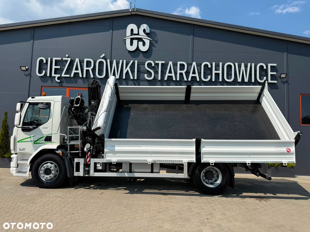 DAF LF CF 250 // Wywrotka 3-stronna // Żuraw HIAB XS 122 DUO // Klimatyzacja // Euro 6 // Krane, Kipper, Kran - 3