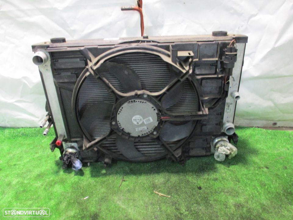 Radiadores Termo ventilador Plásticos BMW E60 E61 Conjunto Temos para 520d 525d 530d 535d - 4