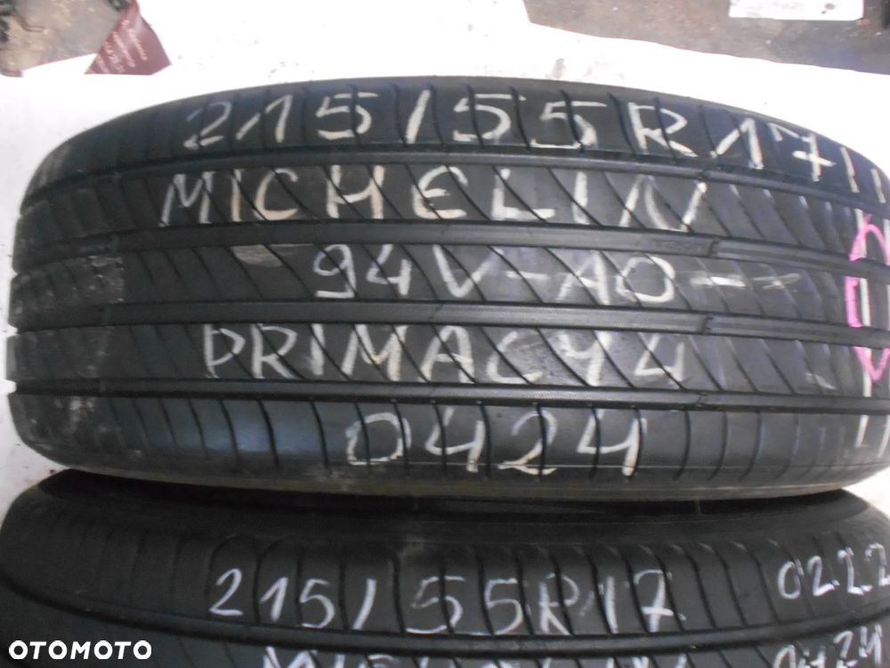 OPONY 215/55R17 MICHELIN PRIMACY 4 AO DOT 0424 / 1523 7MM - 2