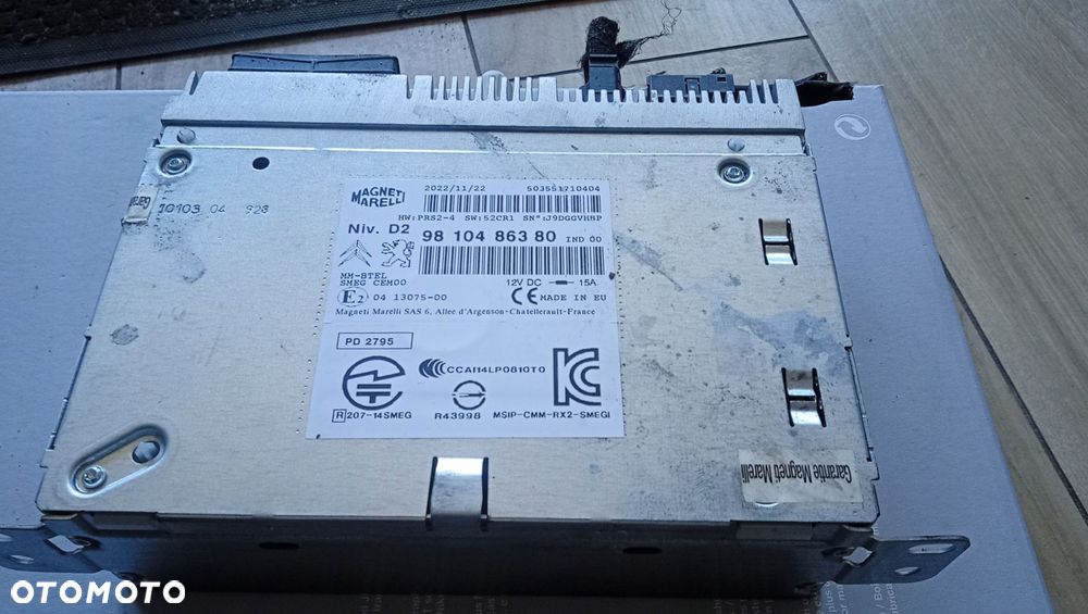 citroen c4 ii grand picasso radio nawigacja 9810486380 - 2