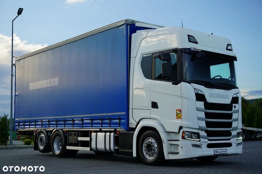Scania 450 / FIRANKA 8,2 m / 6x2 / OŚ PODNOSZONA / EURO 6 - 9