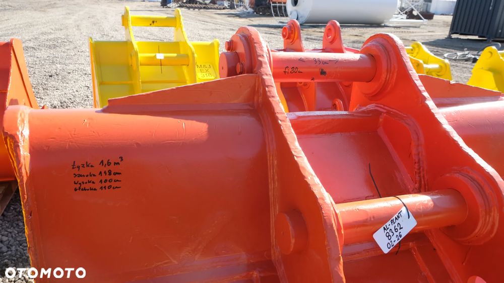 łyżka 1,6m3 miller firmowa  volvo cat jcb case inne - 10