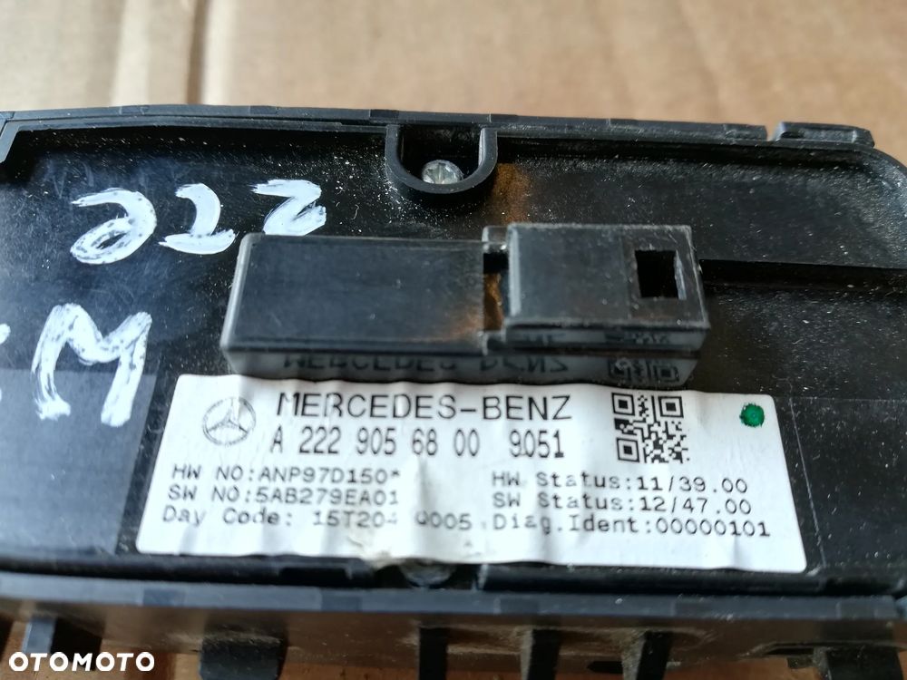 MERCEDES W205 C KLASA PRZEŁĄCZNIK PANEL STEROWANIA SZYBAMI A2229056800 - 3
