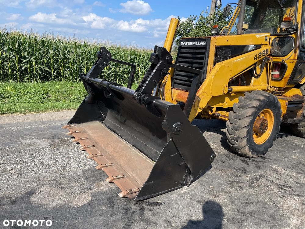 Caterpillar Koparko Ładowarka Cat 428B Caterpillar 428 Koparka Teleskop Krokodyl Widły - 19