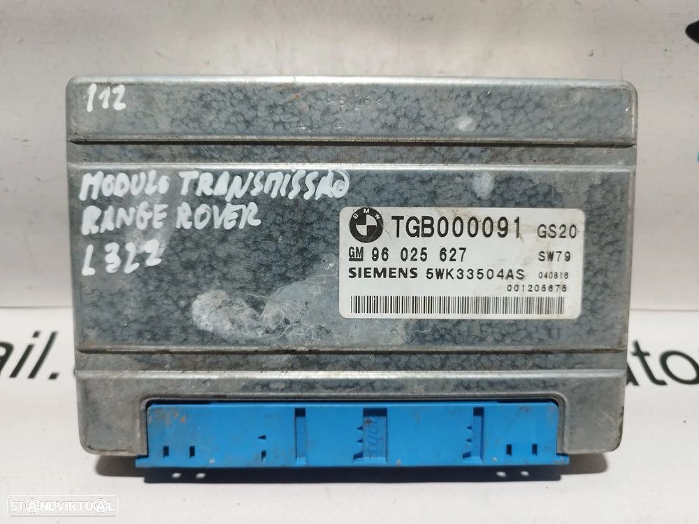 CENTRALINA ECU MÓDULO ELETRÓNICO TRANSMISSÃO AUTOMÁTICA 5WK33503AS 5WK33503AS TGB000091 96025627   LAND ROVER RANGE ROVER III L322 3.0 D 4x4 306D1 - 2
