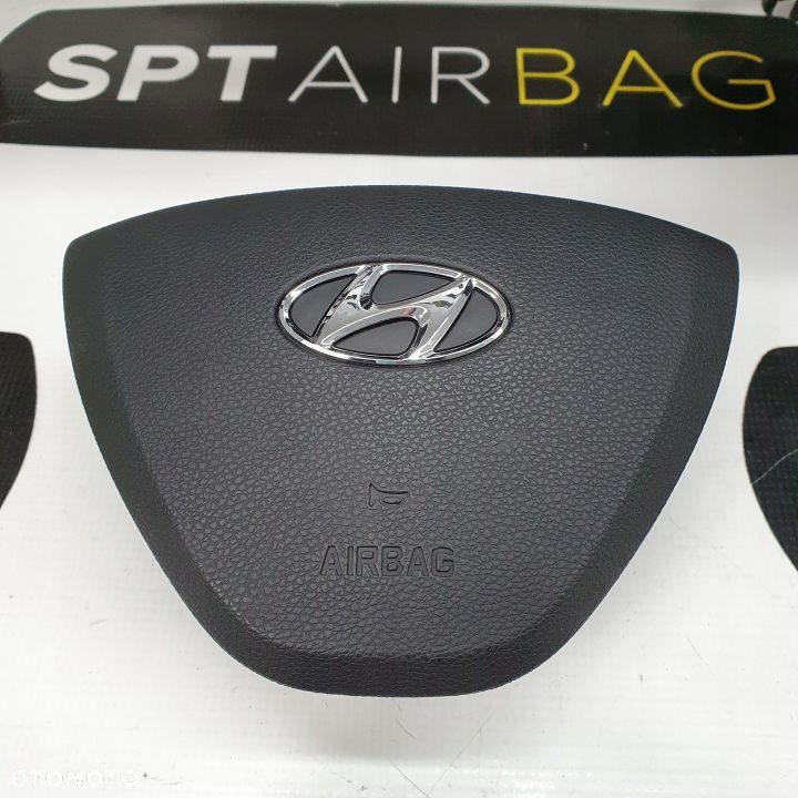 HYUNDAI 2 II DESKA ROZDZIELCZA KONSOLA KOKPIT PULPIT PODUSZKI AIRBAG AIR BAG PASY KIT SET - 6