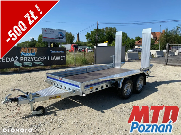 Wiola B2635 350x172x20cm DMC 2700kg DO PRZEWOZU MASZYN I SPRZĘTU BUDOWLANEGO RATY | LEASING | DOSTAWA