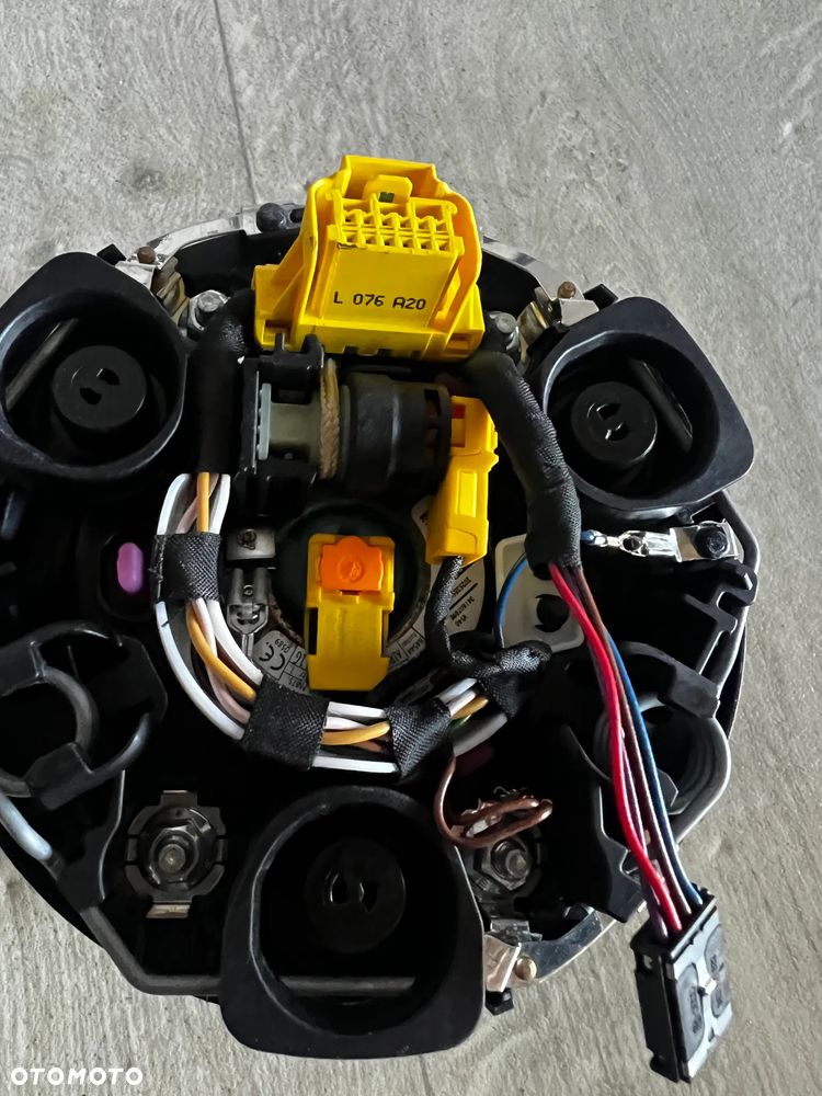 KIEROWNICA ŚCIĘTA MULTI CZARNA SKÓRA SZARA NITKA ŁOPATKI S-LINE Audi A3 S3 RS3 A4 S4 RS4 A5 S5 RS5 8W0419091GF AIRBAG 8W0880201BA - 9