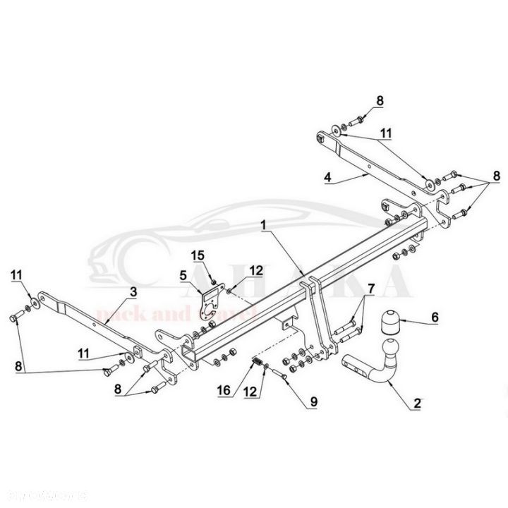 Hak Holowniczy Odkręcany Do Mazda Cx-3 Od 2015 - 3