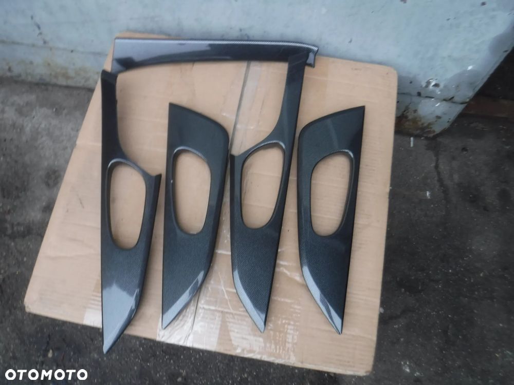 Nissan X Trail X-Trail T32 2014<  listwy dekor dekory karbon carbon drzwi deski komplet - 1