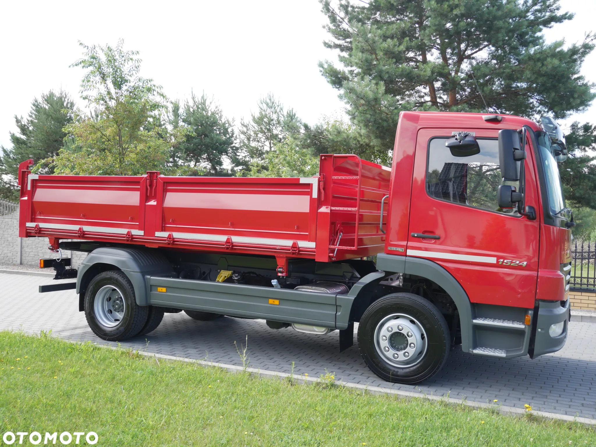 Mercedes-Benz ATEGO 1524 WYWROTKA 3-STRONNA, NISKI PRZEBIEG, STAN IDEALNY - 6