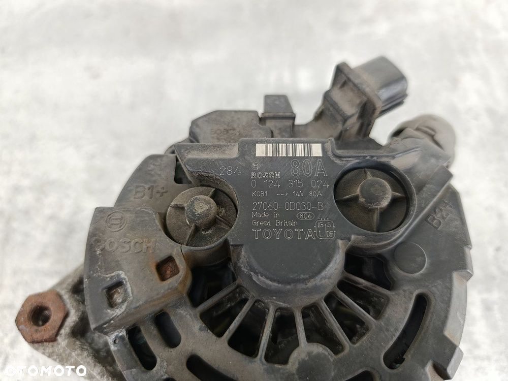 ALTERNATOR TOYOTA COROLLA IX E12 27060-0D030-B  0124315024 BOSCH 1.4 16V - 7
