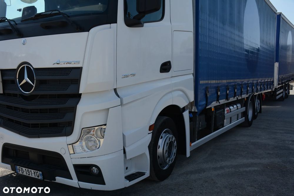 Mercedes-Benz Actros 2545 / 2019r / Przejazdowy / Podnoszony dach / SAF + przyczepa plandeka - 6