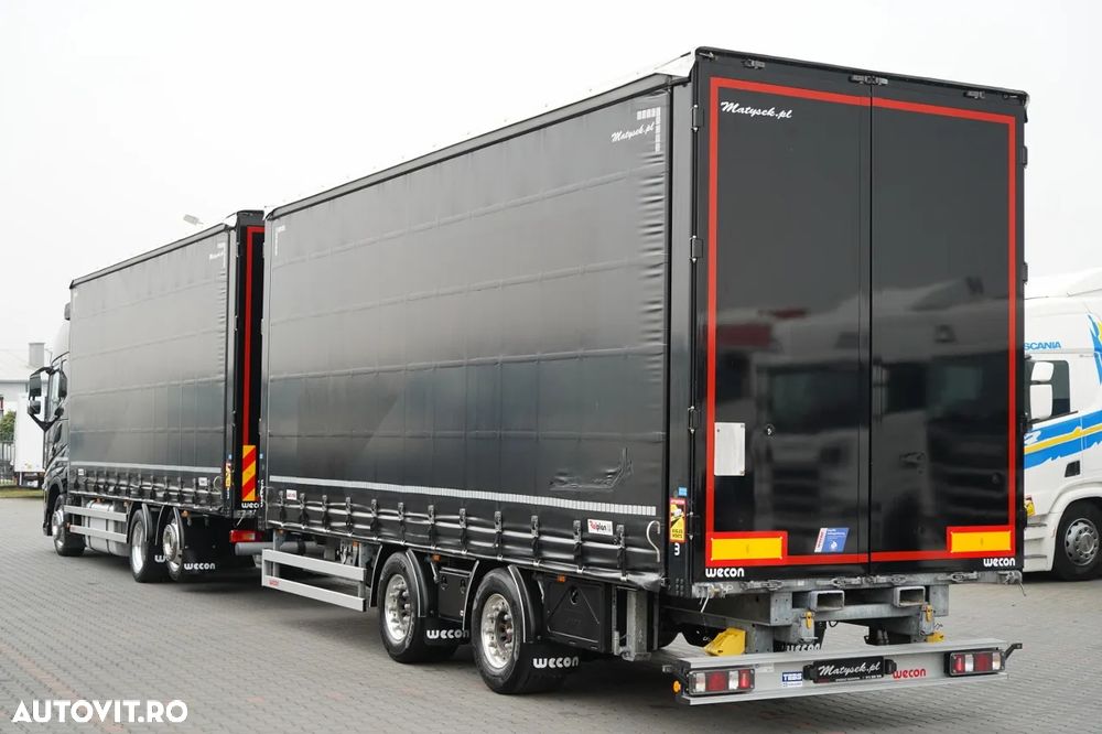 Volvo FH 500 / XXL / COMBINAT TANDEM TRAVEL 120 M3 / 2024 / I-PARK COOL / DOCURI SLING PENTRU CAMION / RIDICABILE / JANTE DIN ALIAJ / REMORCA WECON / CONTRACT POST-SERVICE - 6