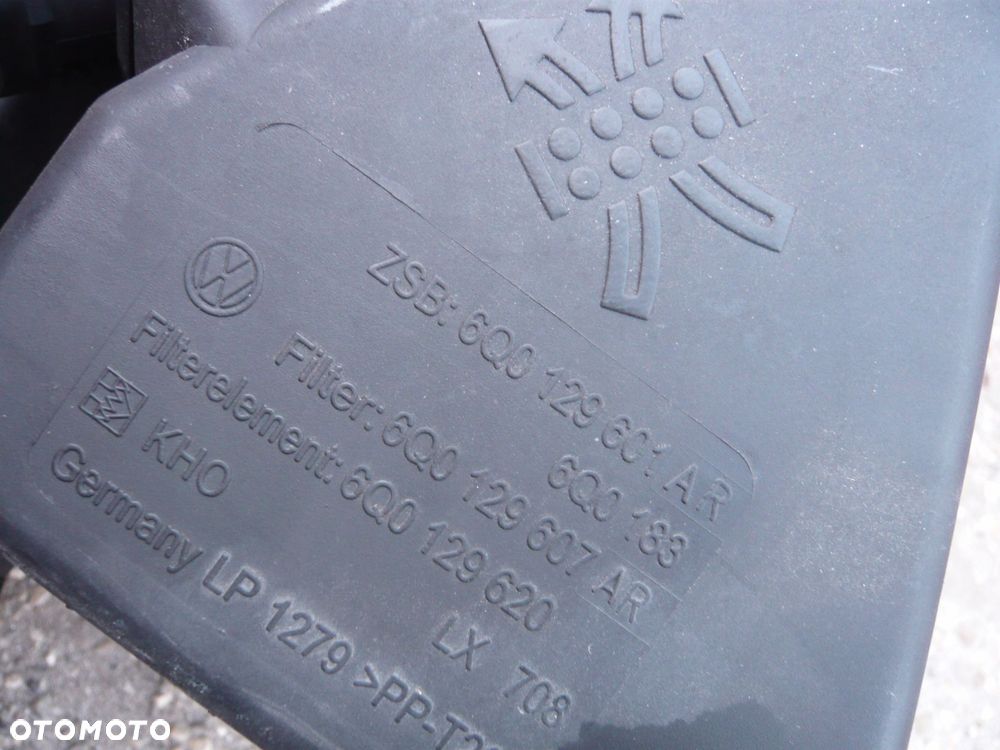 podstawa obudowa filtra powietrza 6q0129601ag vw seat skoda - 5