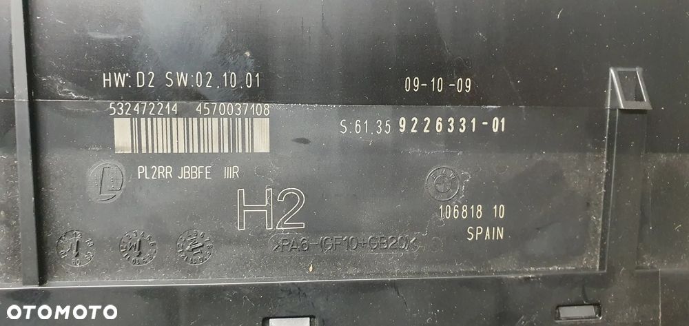 Moduł komfortu sterownik BMW I E81 E87 9226331 - 6