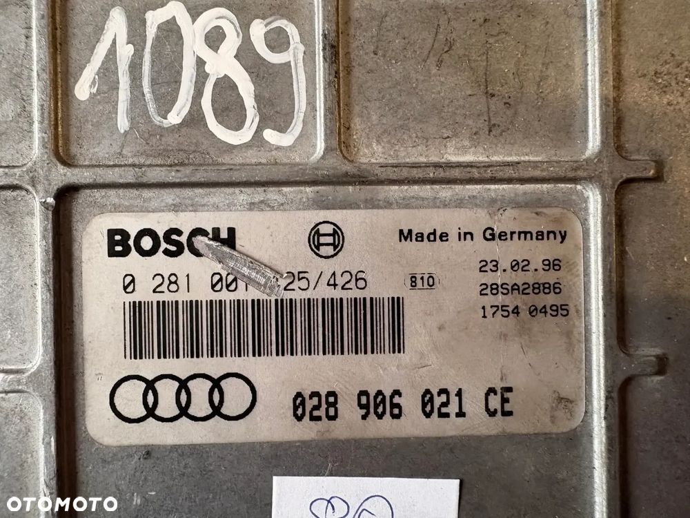 KOMPUTER STEROWNIK 1.9 TDI AUDI A4 B5 028906021CE 0281001425/426 - 2