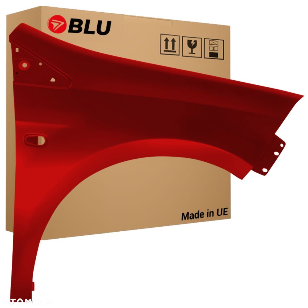 BLU Błotnik FIAT BRAVO II 2 106B Prawy Przód Czerwony RotMaranello - 1