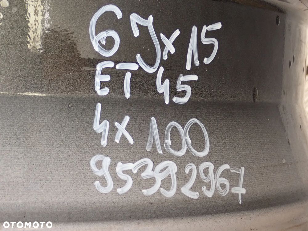 FELGI ALUMINIOWE OPEL 6JX15  ET 45  4X100 95392967 - 11