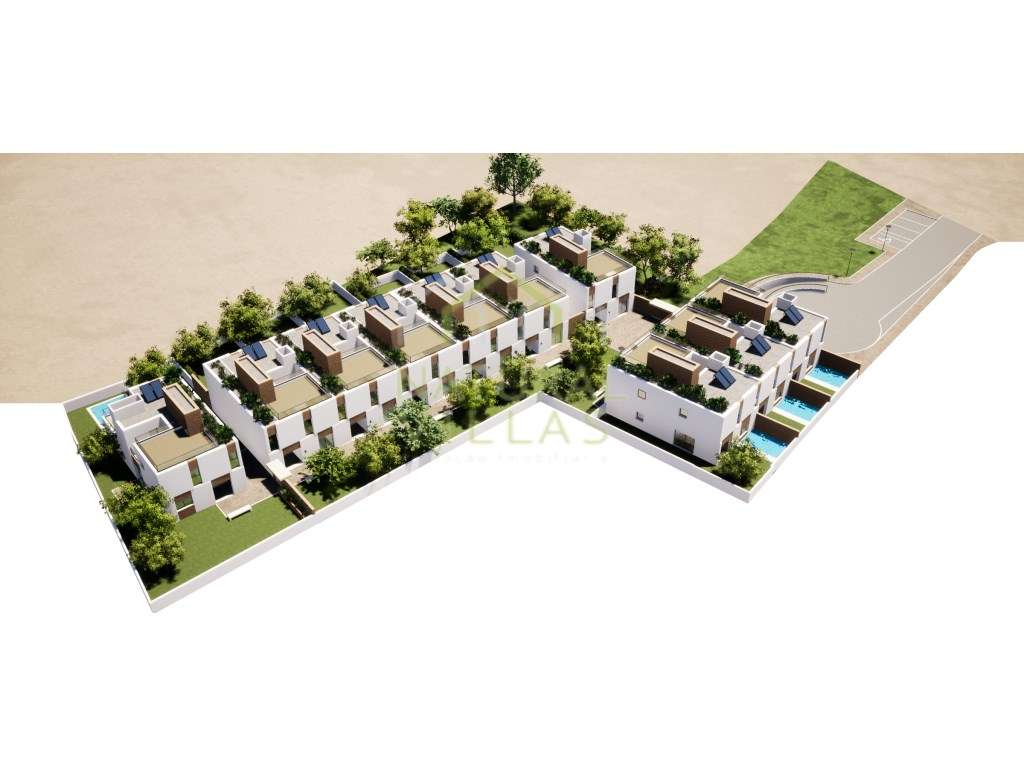Terreno com Projeto para 10 Moradias T4, Almancil - Grande imagem: 3/8