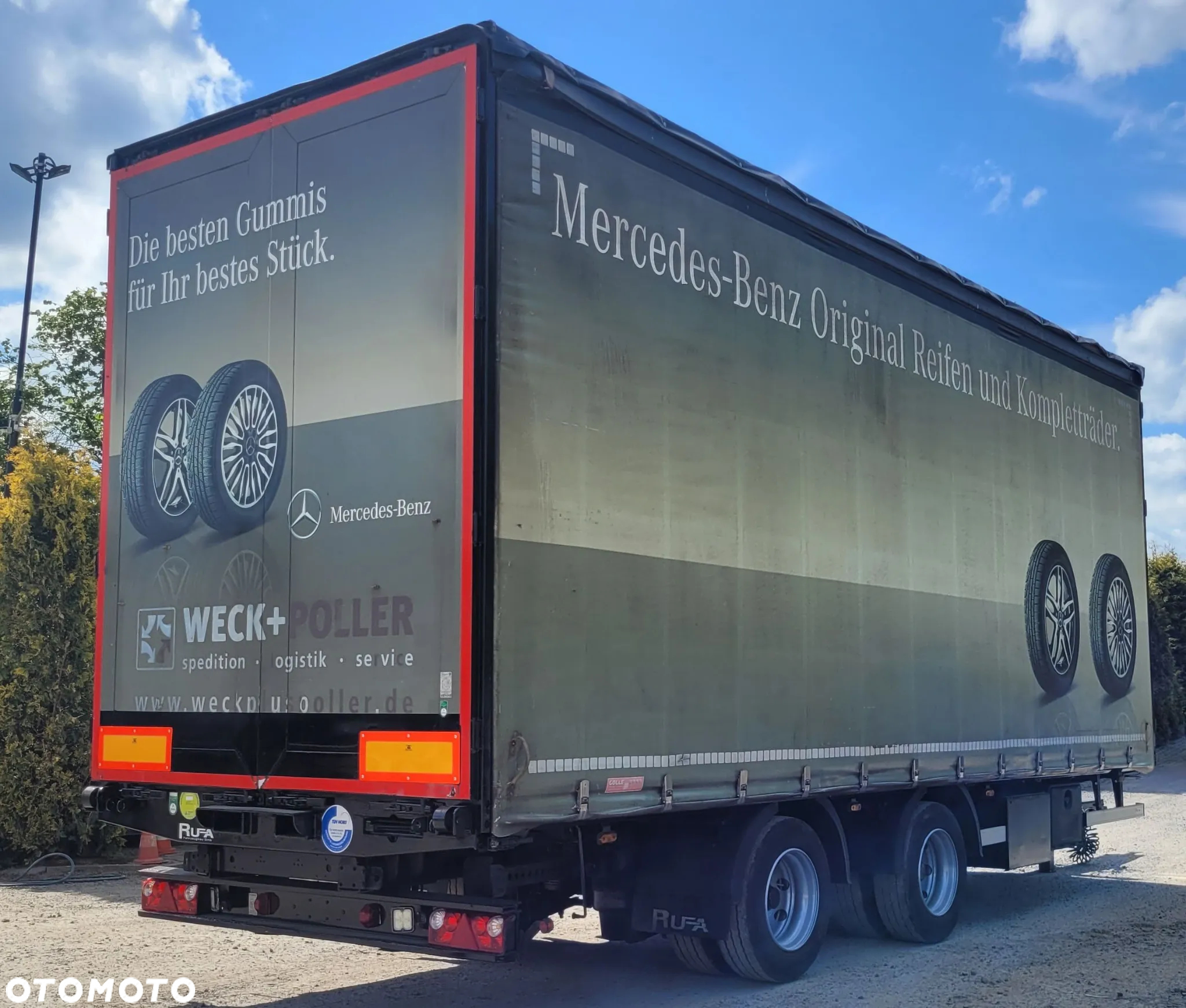 Schmitz Cargobull RUFA Tandem jumbo przejazd 7,7 przestrzenna - 6