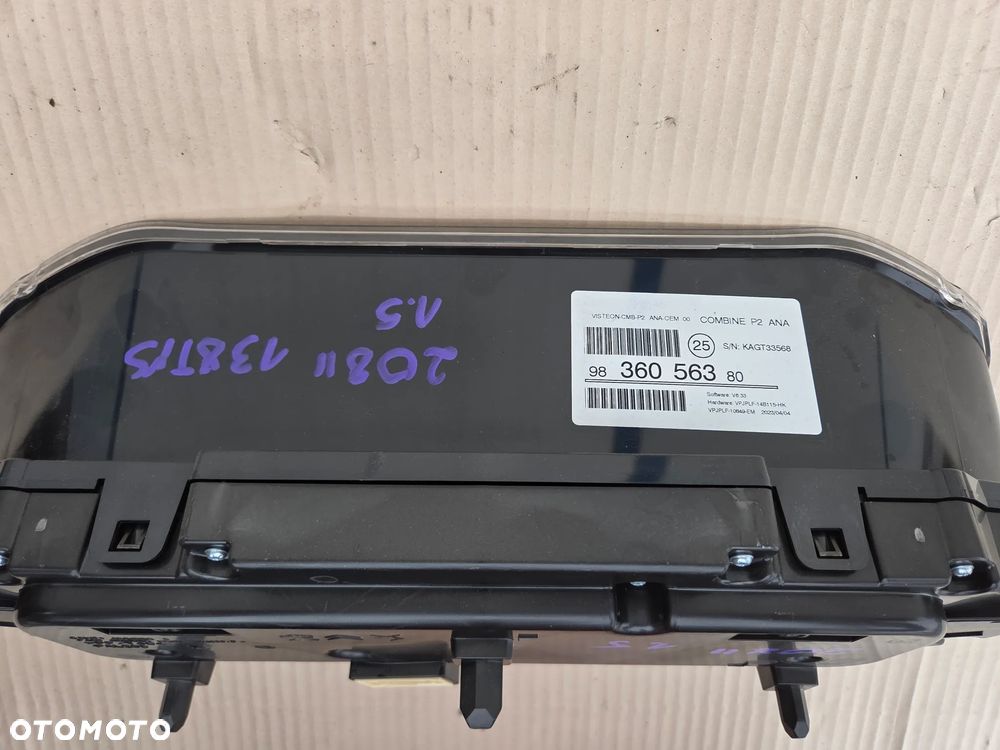 Licznik zegar Europa Peugeot 208 II 1.5 BLUEHDI 9836056380 - 7