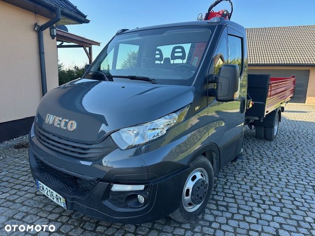 Iveco 35C16 wywrotka + hds 2700 kg - 1