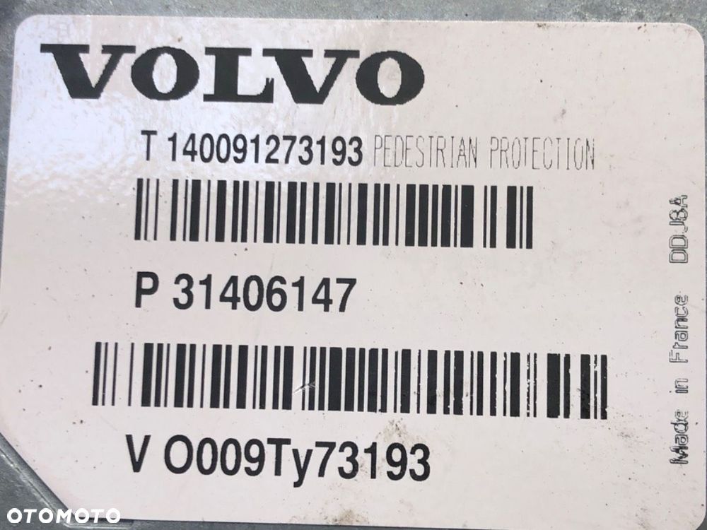 MODUŁ AIRBAG PODUSZKI PIESZEGO  VOLVO V40 liftback (525, 526) 2012 - 2022 D2 84 kW [114 KM] olej - 4