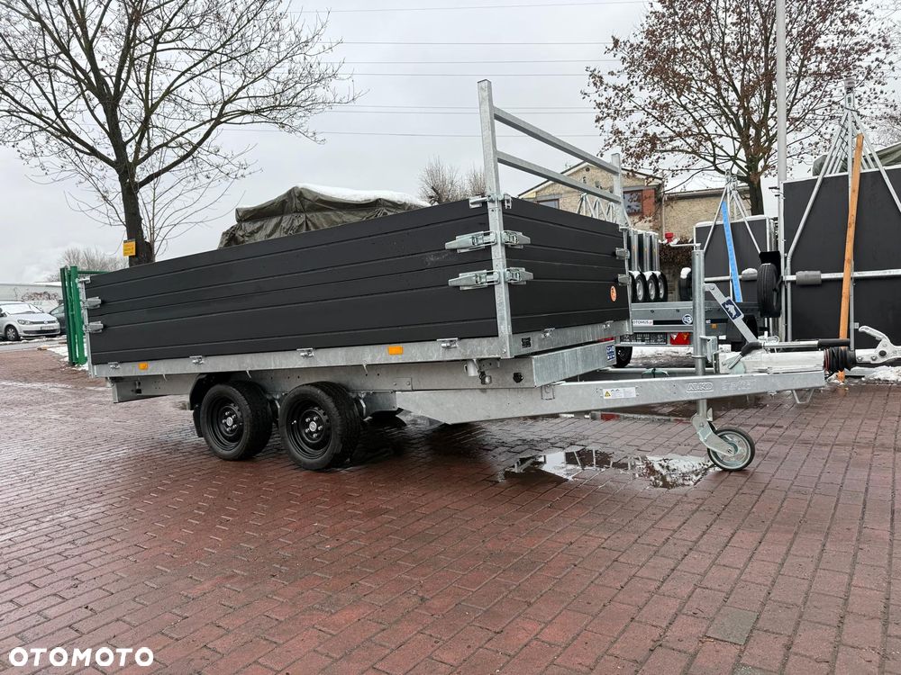 Saris Przyczepa Kiprowana Saris Tipper K3 356x184x35 + nadstawki 30 cm 3500 kg dostawa pod dom Częstochowa - 3