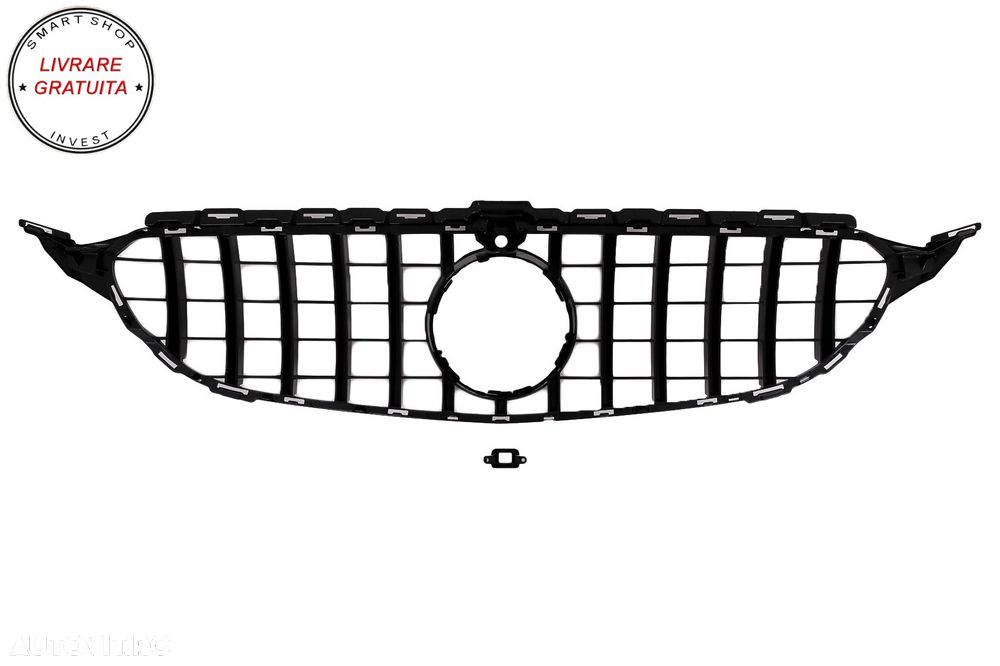 Grila Centrala Mercedes C-Class W205 S205 A205 C205 (2014-2018) GT-R Panamericana - livrare gratuita - 6