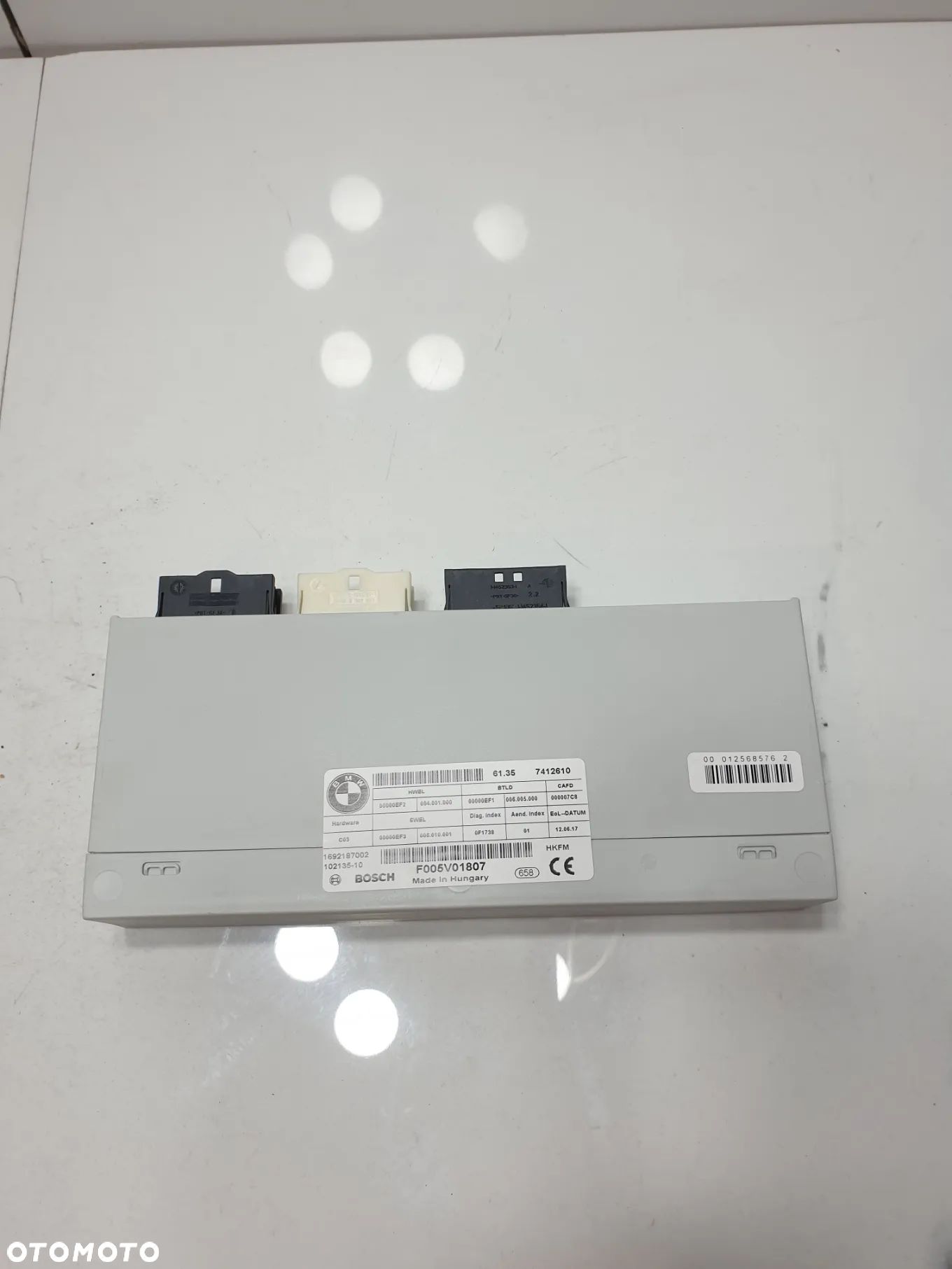 BMW F45 F46 MODUŁ STEROWNIK KLAPY BAGAŻNIKA 7412610 POTESTOWY MINIMALNY PRZEBIEG - 1