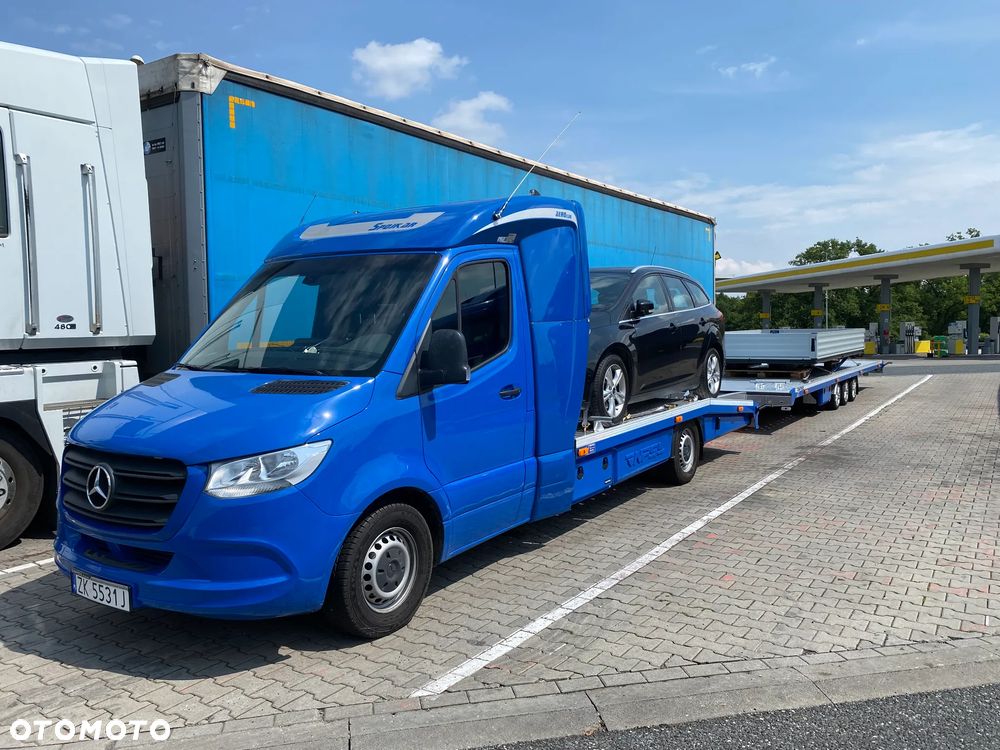 Mercedes-Benz Sprinter 319 CDI 3.0 V6 190KM 100% Serwis ASO MB AutoLaweta Prestige NPS Laweta - 4