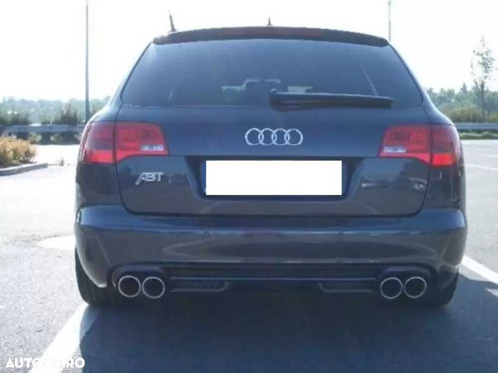 Prelungire spoiler tuning sport bara spate Audi A6 C6 4F ABT Avant S line RS6 S6 2004-2008 ver1 - 4