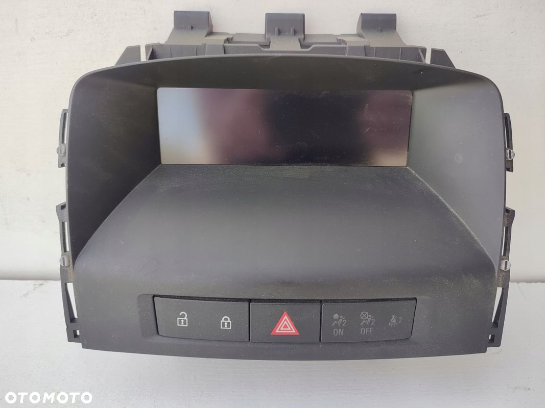Wyświetlacz radia OPEL ASTRA J IV 09-12 EUROPA 13267984 - 1